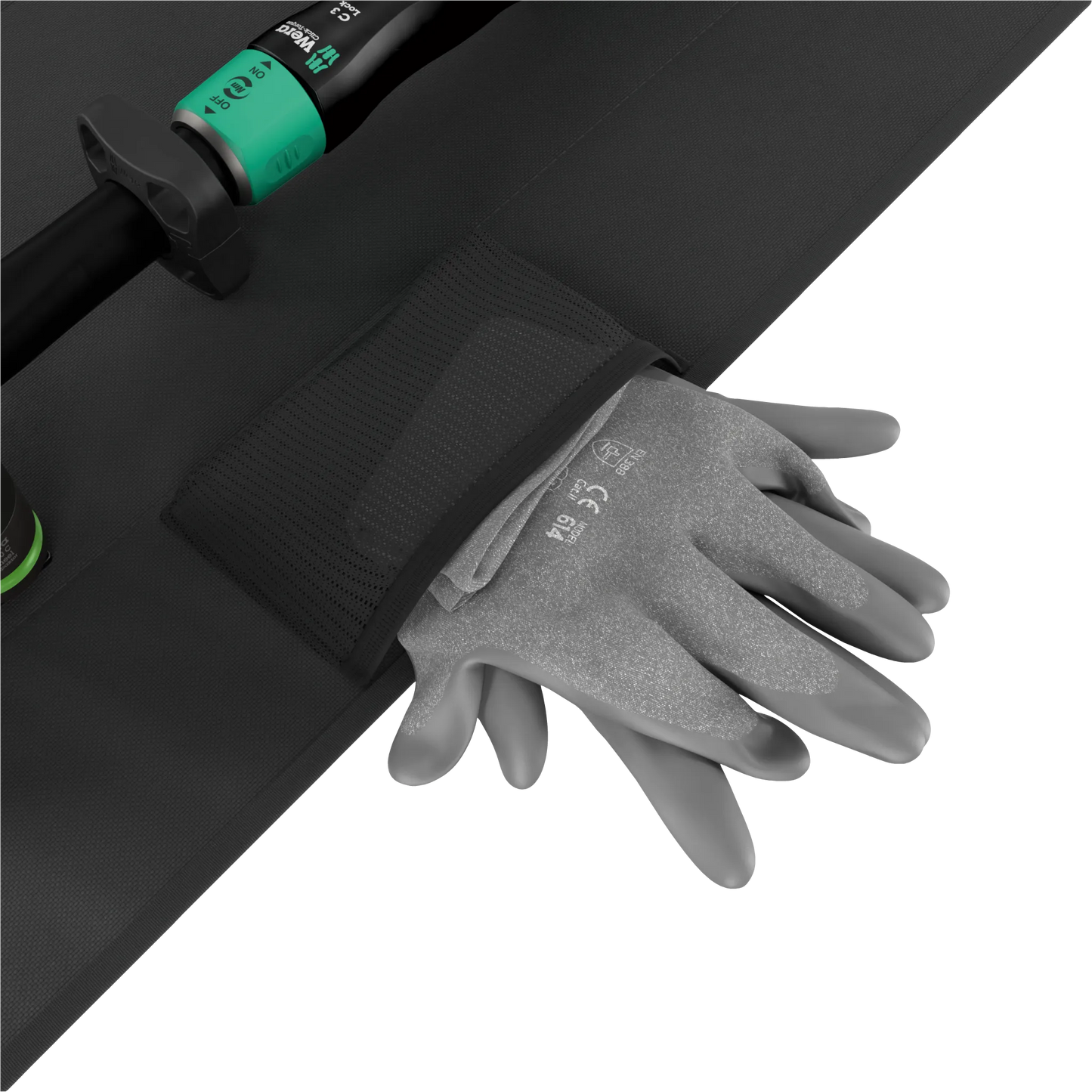Wera Tool Rebel Shop KF Reifenwechsel Set Drehmomentschlüssel Tasche für Handschuhe Produktbild