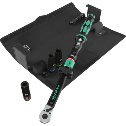 Wera Tool Rebel Shop KF Reifenwechsel Set Drehmomentschlüssel mit Lock Funktion Produktbild
