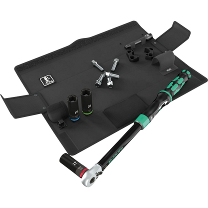 Wera Tool Rebel Shop KF Reifenwechsel Set Drehmomentschlüssel mit Lock Funktion und aufgeetzter Nuss Produktbild