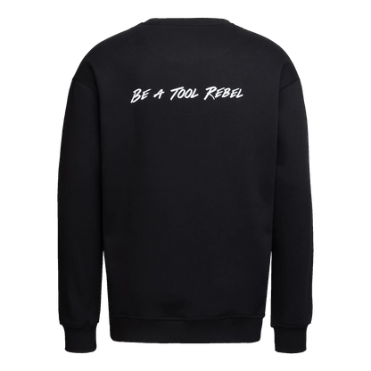 Original Wera Merchandise Pullover mit Be a Tool Rebel Schriftzug auf dem Rücken