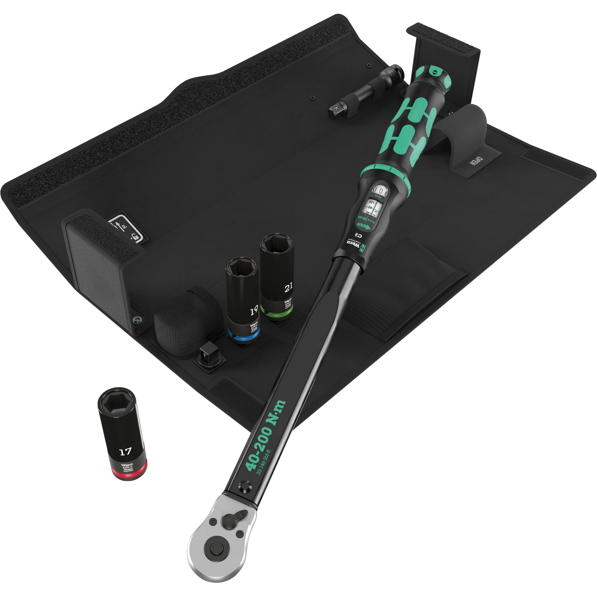 Wera Tool Rebel Shop KF Reifenwechsel Set Drehmomentschlüssel Produktbild